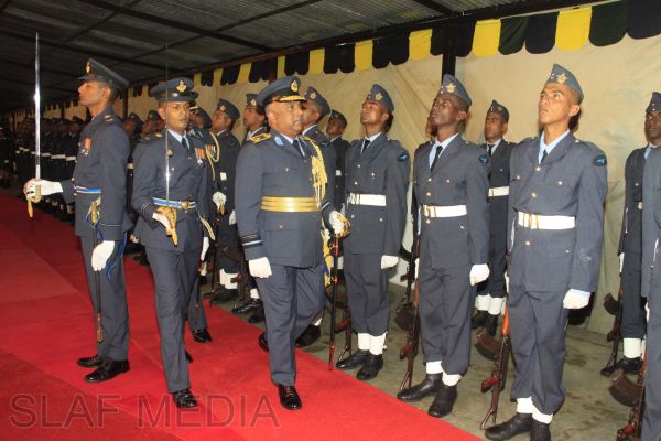 The Commissioning and Passing Out Parade at SLAF Diyatalawa
